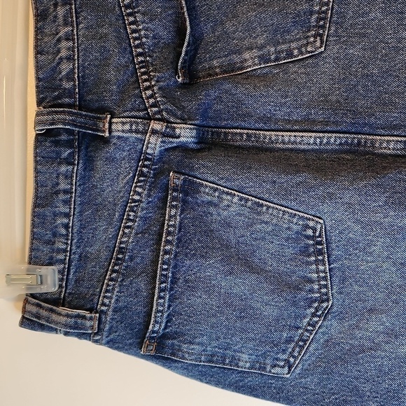 Madewell Stretch Denim A-Line Skirt Button Up Women's Sz 27 EUC NICE! - Picture 7 of 10